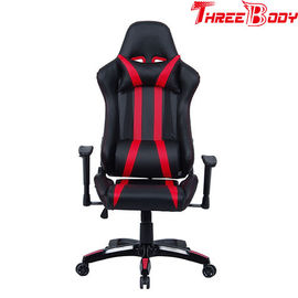 China Cadeira de competência profissional da cadeira do escritório de Seat, a preta e a vermelha do PC do mundo do jogo fábrica