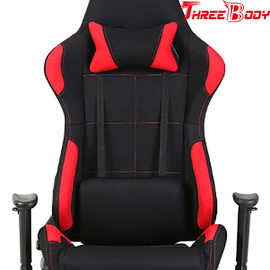 China Cadeira confortável feita sob encomenda da cadeira do jogo sob 100, a vermelha e a preta do escritório para o jogo fábrica