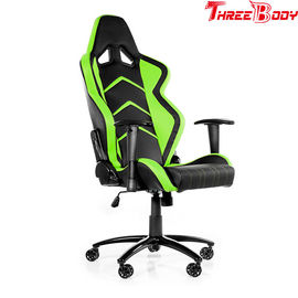 China Cadeira de competência durável, preta e verde da cadeira de um jogo de 360 graus de Seat do jogo fábrica