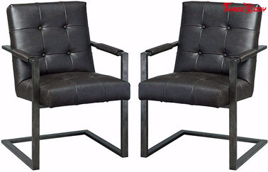 China Cadeira de couro preta do gabinete executivo, cadeiras modernas da sala de reunião do escritório fábrica