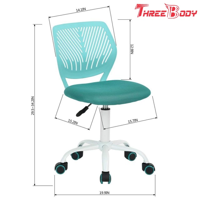 A cadeira de mesa das crianças ajustáveis, computador brilhante da cor caçoa a cadeira do escritório