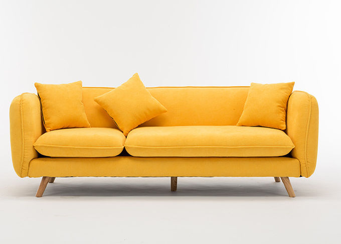 A mobília contemporânea moderna do quarto personalizou o sofá da tela de três Seater