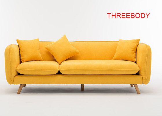 Modern Contemporary Bedroom Furniture Customized Three Seater Fabric Sofa